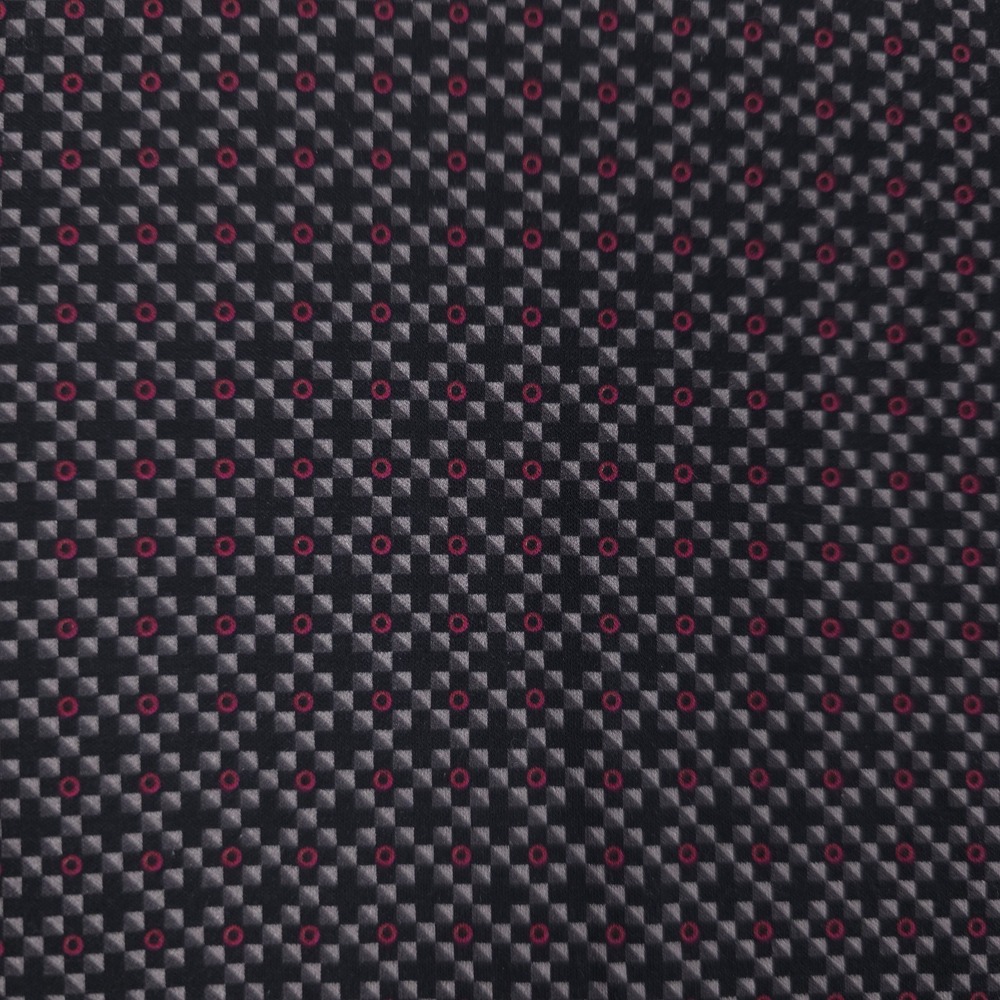 Buttercloth Shirt Mens XL Geometric Long Sleeve Button Up Flip Cuff - Picture 6 of 11